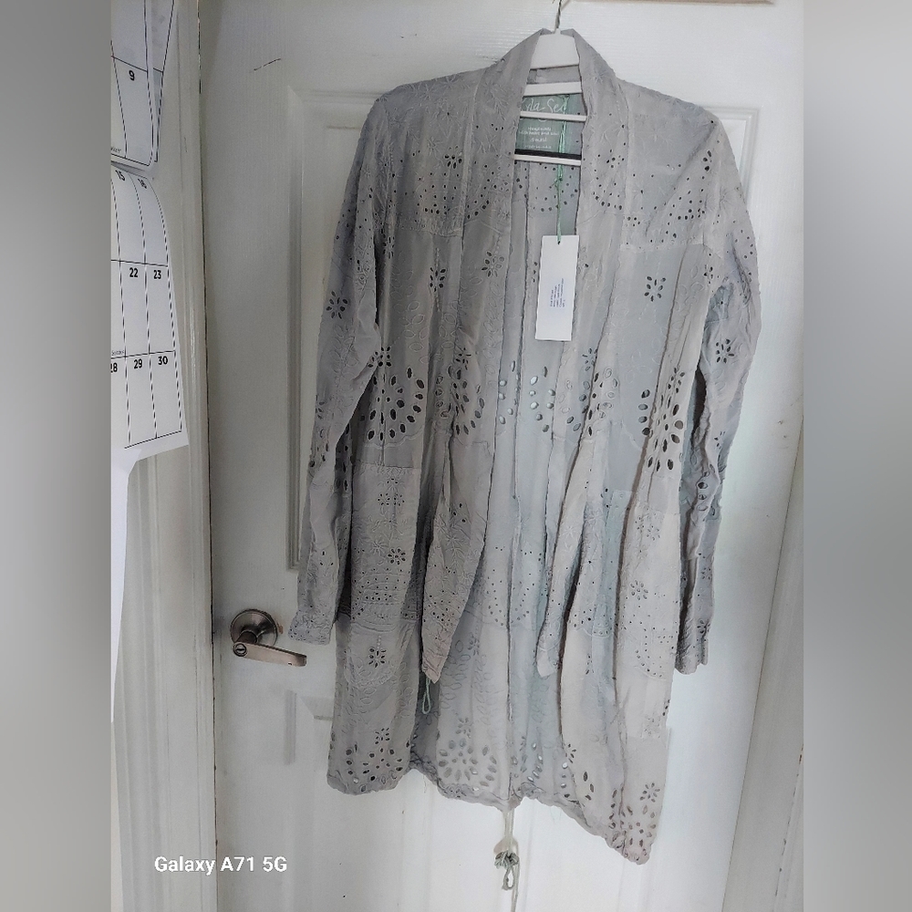 Kyla Seo handmade eyelid cover up, light jacket new with tag